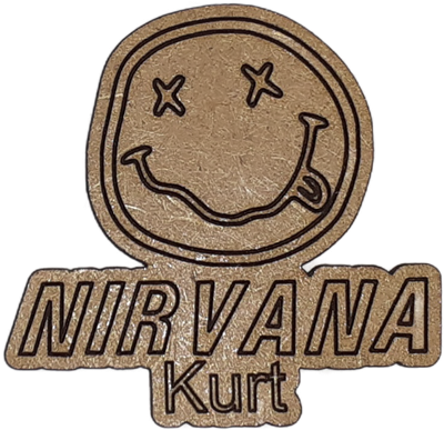 Magnet - Logo musique Nirvana personnalisable